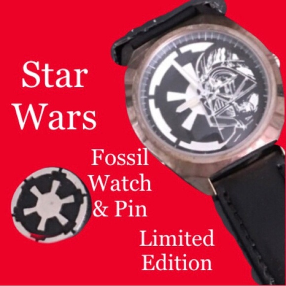 Fossil Other - Star Wars watch pin Darth Vader Empire logo limited edition numbered COA Fossil